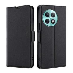 For OnePlus Ace 2 Pro Ultra-thin Voltage Side Buckle Horizontal Flip Leather Phone Case(Black)