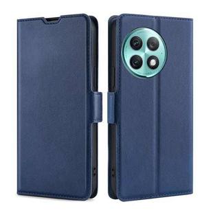 For OnePlus Ace 2 Pro Ultra-thin Voltage Side Buckle Horizontal Flip Leather Phone Case(Blue)