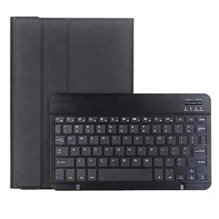 For Samsung Galaxy Tab A9+ X210/X215/X215 A09B Candy Color TPU Bluetooth Keyboard Leather Tablet Case with Pen Holder(Black)