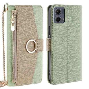 For Motorola Edge 5G 2024 Crossbody Litchi Texture Leather Phone Case(Green)