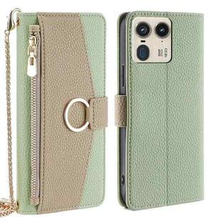 For Motorola Edge 50 Ultra Crossbody Litchi Texture Leather Phone Case(Green)