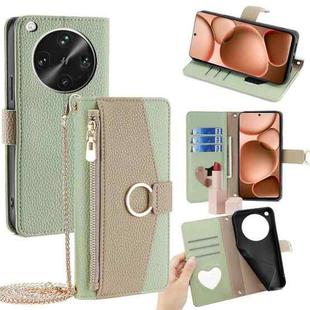 For OPPO Find X8 Ultra 5G Crossbody Litchi Texture Leather Phone Case(Green)