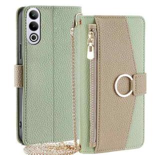 For OnePlus Ace 3V 5G Crossbody Litchi Texture Leather Phone Case(Green)