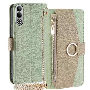 For OnePlus Nord CE4 Crossbody Litchi Texture Leather Phone Case(Green)