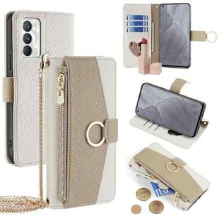 For Realme GT Master / Q3 Pro Carnival Crossbody Litchi Texture Leather Phone Case(White)