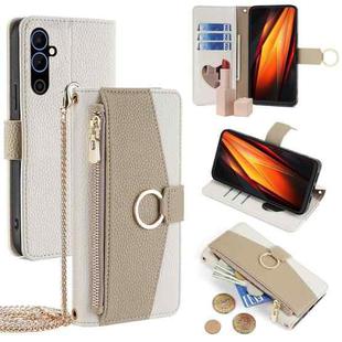 For Tecno Pova Neo 2 Crossbody Litchi Texture Leather Phone Case(White)