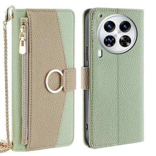 For Tecno Camon 30 Premier 5G Crossbody Litchi Texture Leather Phone Case(Green)