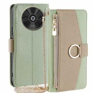 For Xiaomi Redmi A3 4G Crossbody Litchi Texture Leather Phone Case(Green)