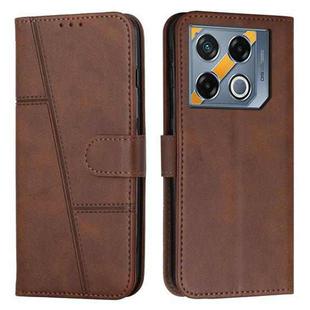 For Infinix GT 20 Pro Stitching Calf Texture Buckle Leather Phone Case(Brown)