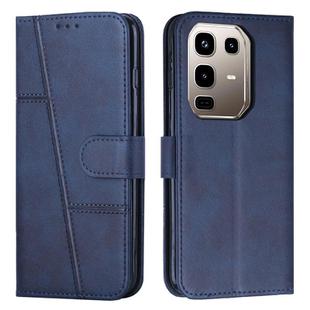 For Infinix Note 50x Stitching Calf Texture Buckle Leather Phone Case(Blue)