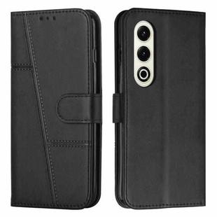 For itel S25 Stitching Calf Texture Buckle Leather Phone Case(Black)