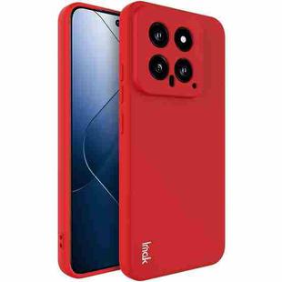 For Xiaomi 14 5G imak UC-4 Series Straight Edge TPU Phone Case(Red)