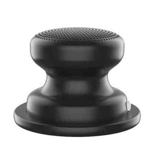 EWA A117 Portable Mini Magnetic Phone Holder Bluetooth Metal Speaker(Black)