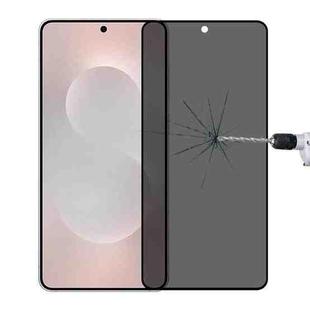 For Samsung Galaxy S25 Edge 5G Full Cover Anti-peeping Tempered Glass Film, Support Fingerprint Unlocking