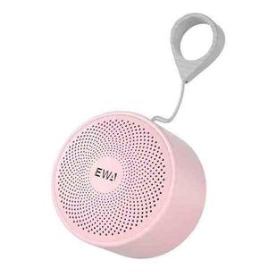 EWA A124 Portable Mini TWS Bluetooth Speaker Outdoor IPX5 Waterproof Subwoofer(Pink)