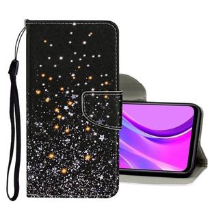 For Xiaomi Redmi 9C Colored Drawing Pattern Horizontal Flip Leather Case with Holder & Card Slots & Wallet(Starry Sky)