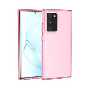 For Samsung Galaxy Note20 Ultra Shockproof Terminator Style Transparent Protective Case(Pink)