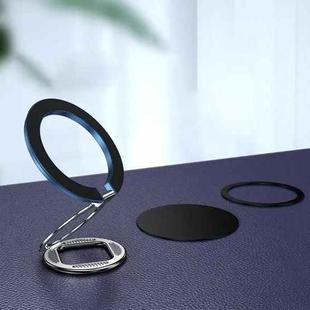 ZF039 Folding MagSafe Magnetic Ring Buckle Holder(Blue)