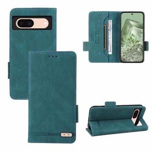 For Google Pixel 8a Magnetic Clasp Leather Phone Case(Green)