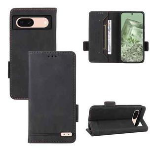 For Google Pixel 8a Magnetic Clasp Leather Phone Case(Black)