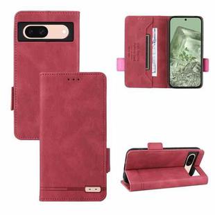 For Google Pixel 8a Magnetic Clasp Leather Phone Case(Red)