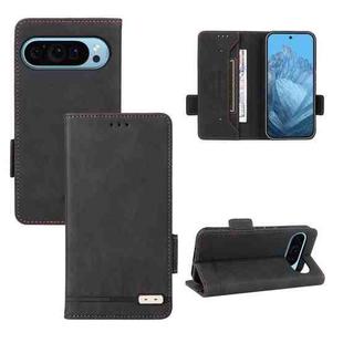 For Google Pixel 9 Pro XL Magnetic Clasp Leather Phone Case(Black)