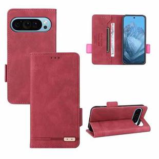 For Google Pixel 9 Pro XL Magnetic Clasp Leather Phone Case(Red)