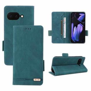 For Google Pixel 9a Magnetic Clasp Leather Phone Case(Green)