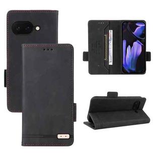 For Google Pixel 9a Magnetic Clasp Leather Phone Case(Black)