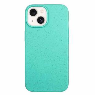 For iPhone 15 Plus Wheat Straw Material + TPU Phone Case(Green)