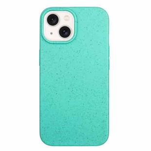 For iPhone 14 Plus Wheat Straw Material + TPU Phone Case(Green)