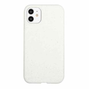 For iPhone 12 Wheat Straw Material + TPU Phone Case(White)