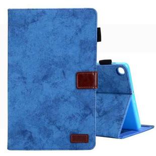 For Samsung Galaxy Tab A9 Cloth Texture Leather Tablet Case(Blue)