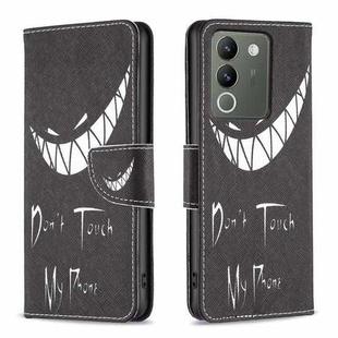 For vivo Y200 5G Colored Drawing Pattern Leather Phone Case(Smirk)