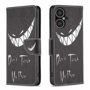 For Tecno Pova Neo 3 Colored Drawing Pattern Leather Phone Case(Smirk)