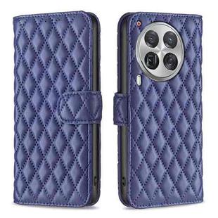 For Tecno Camon 30 Premier 5G Diamond Lattice Wallet Flip Leather Phone Case(Blue)