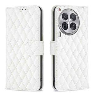 For Tecno Camon 30 Premier 5G Diamond Lattice Wallet Flip Leather Phone Case(White)