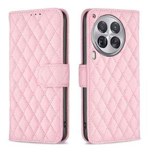 For Tecno Camon 30 Premier 5G Diamond Lattice Wallet Flip Leather Phone Case(Pink)