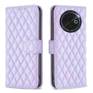 For Tecno Spark 30C Diamond Lattice Wallet Flip Leather Phone Case(Purple)