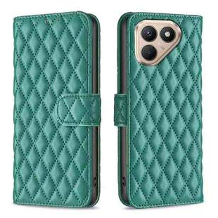 For Tecno Pova 7 Pro 5G Diamond Lattice Wallet Flip Leather Phone Case(Green)