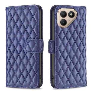 For Tecno Pova 7 Ultra 5G Diamond Lattice Wallet Flip Leather Phone Case(Blue)