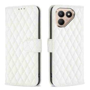 For Tecno Pova 7 Ultra 5G Diamond Lattice Wallet Flip Leather Phone Case(White)