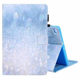 For Samsung Galaxy Tab A9 Colored Drawing Leather Tablet Case(Sparkling Sand)