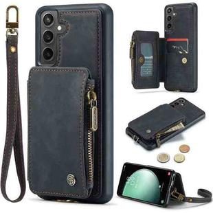 For Samsung Galaxy S23 FE CaseMe C20 Multifunctional RFID Leather Phone Case(Black)