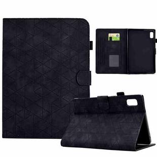 For Lenovo Tab P11 Gen 2 Rhombus TPU Smart Leather Tablet Case(Black)