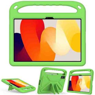 For Xiaomi Redmi Pad SE 11.0 Handle EVA Shockproof Tablet Case with Holder(Green)