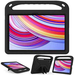 For Xiaomi Redmi Pad Pro 12.1 Handle EVA Shockproof Tablet Case with Holder(Black)