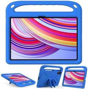 For Xiaomi Redmi Pad Pro 12.1 Handle EVA Shockproof Tablet Case with Holder(Blue)