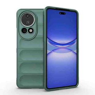 For Huawei nova 12 Ultra / 12 Pro Magic Shield TPU + Flannel Phone Case(Dark Green)