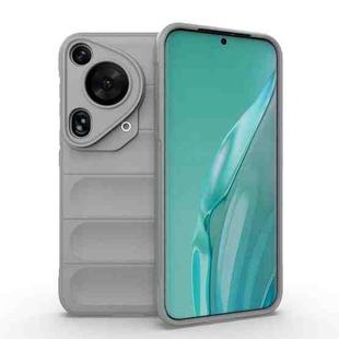 For Huawei Pura 70 Ultra Magic Shield TPU + Flannel Phone Case(Grey)